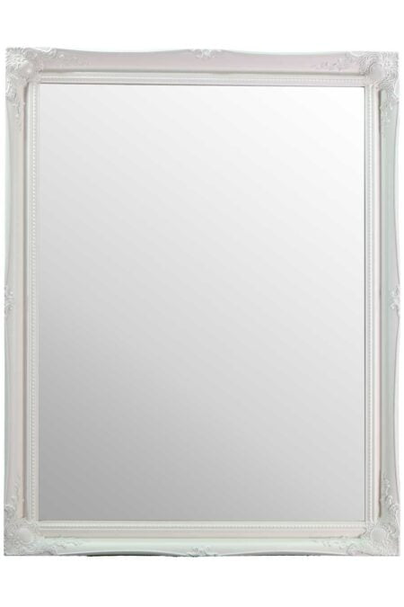 This white shabby chic mirror is available to purchase here at The Mirror Man