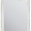 This small white mirror is available to purchase here at The Mirror Man