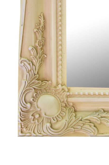 This cream full length mirror is available to purchase here at The Mirror Man