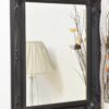 Cannington 66x56cm Black Wall Mirror