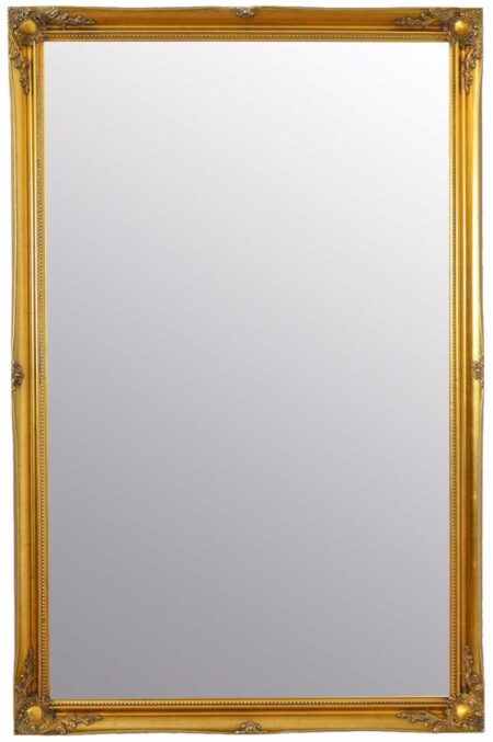 This gold leaner mirror is available to purchase here at The Mirror Man