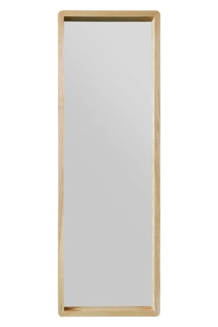 Solid Oak Box Frame Mirror – Rectangular Wall Mirror – view 1