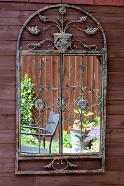 Shutter Garden Mirror - 130x70cm - Ashbury View2