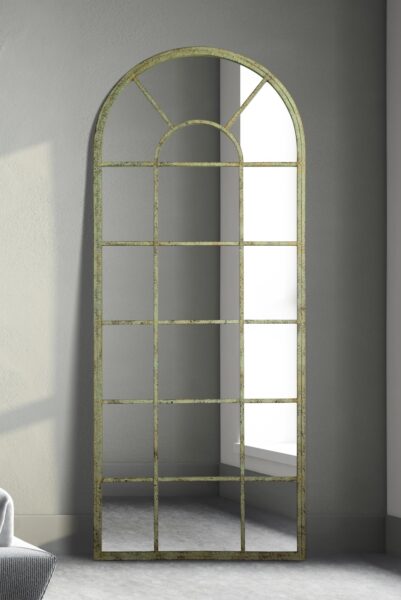 Sage Green Mirror - 159x66cm - Honiton View2