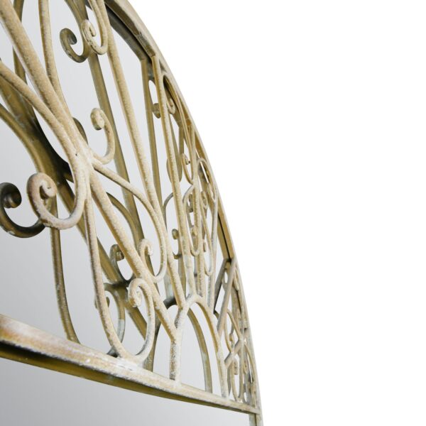 Fairytale Fleur-De-Lys Gothic Arch Mirror - 160x75cm - Dulverton View6