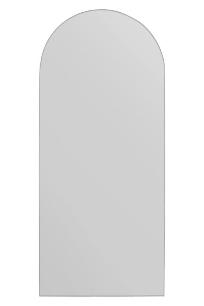Sleek Midnight-Bezel Arched Full-Length Mirror - 160x70cm - Clovelly View2