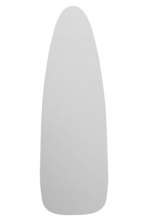 Sleek Organic Surfboard Shaped Frameless Wall Mirror - 180x60cm - Flowford View2