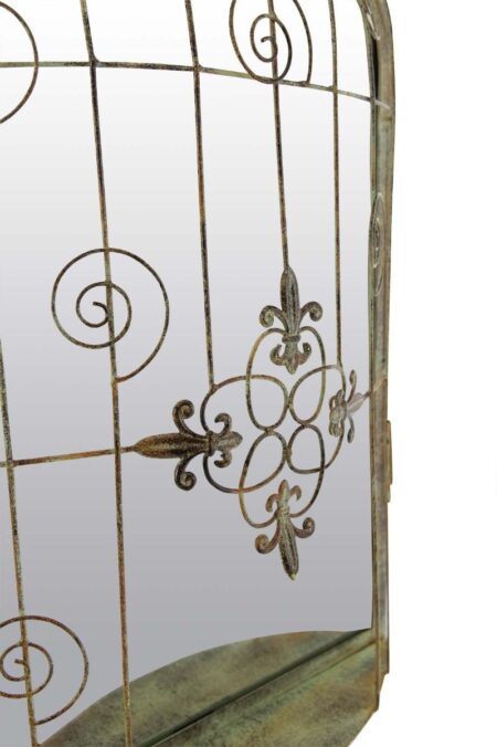 This bird cage garden mirror is available to purchase here at The Mirror Man
