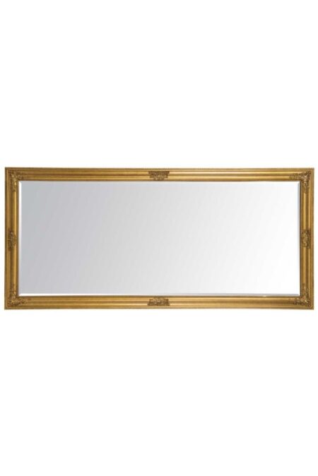 This gold large ornate floor mirror is available to purchase here at The Mirror Man