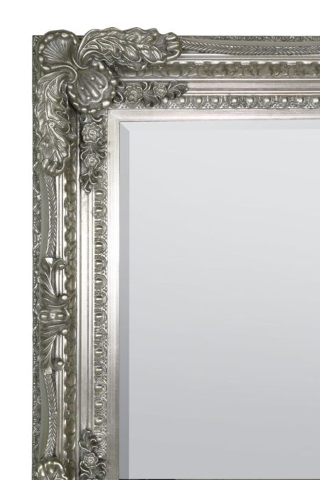 This large silver ornate mirror is available to purchase here at The Mirror Man