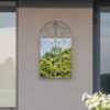 This outdoor mirror with shutters is available to purchase here at The Mirror Man