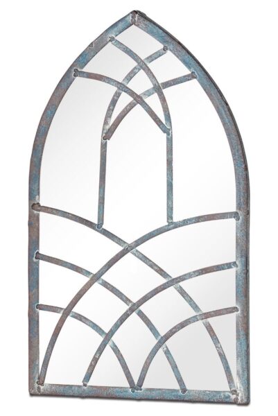 Small Gothic Garden Mirror - 40x24cm - Okehampton View2