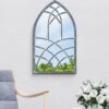 This small gothic garden mirror is available to purchase here at The Mirror Man