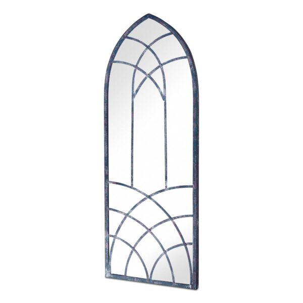 Grey Window Mirror - 121x45cm - Okehampton View3