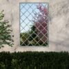 This garden mirror lattice trellis is available to purchase here at The Mirror Man