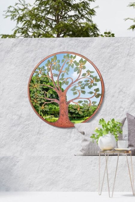 This tree mirror wall art is available to purchase here at The Mirror Man