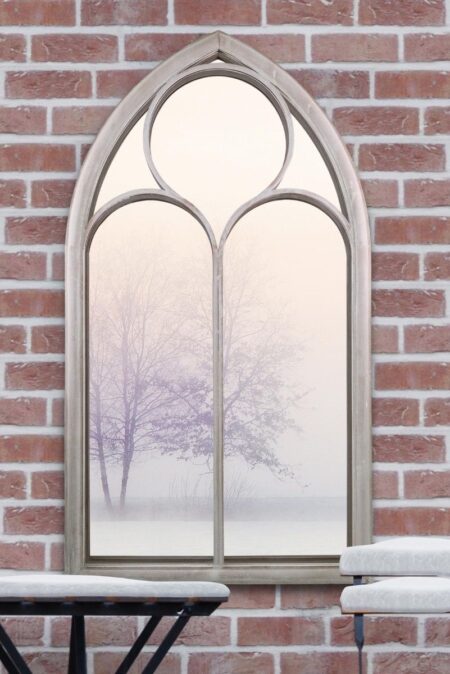 This gothic wall mirror is available to purchase here at The Mirror Man
