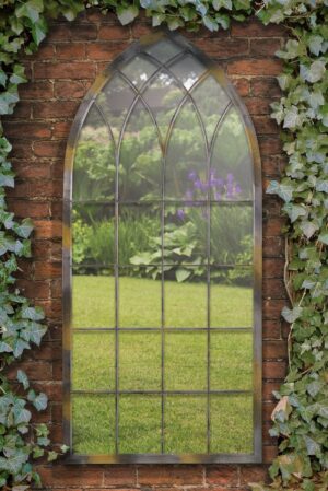 This gothic arch mirror is available to purchase here at The Mirror Man