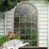 This extra large garden mirror is available to purchase here at The Mirror Man