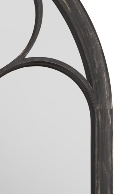 This black arch leaner mirror is available to purchase here at The Mirror Man