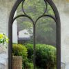Selworthy 150x81cm Chapel Black Garden Mirror