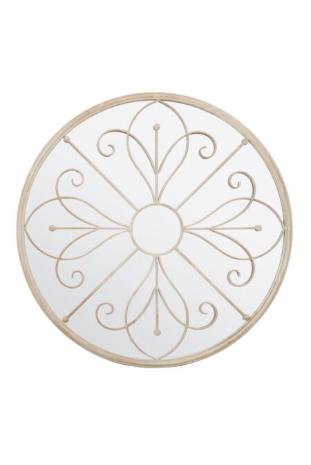 This round ornate mirror is available to purchase here at The Mirror Man