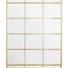 This gold extra large window mirror is available to purchase here at The Mirror Man