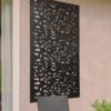 Fitzpaine 120x60cm Metal Leaf Design Garden Screen