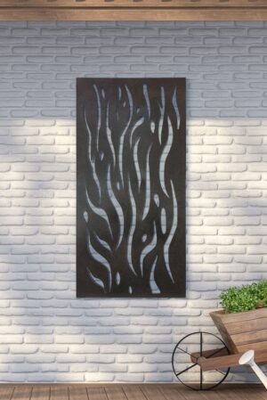This rustic metal wall art is available to purchase here at The Mirror Man