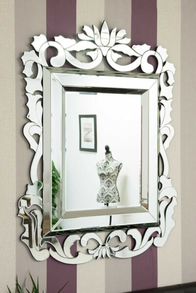 Venetian Glass Mirror - 135x99cm - Wincanton View2