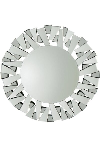 Contemporary Round Mirror - 98x98cm - Wellington View2