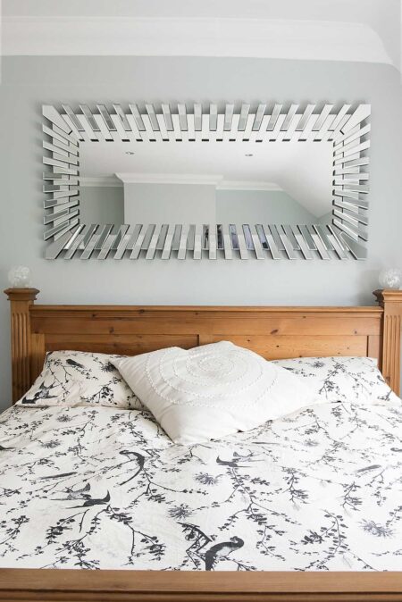 This large contemporary mirror is available to purchase here at The Mirror Man