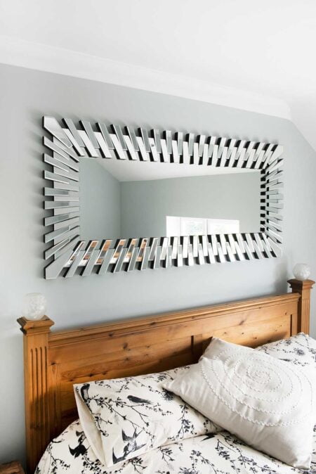 This large contemporary mirror is available to purchase here at The Mirror Man