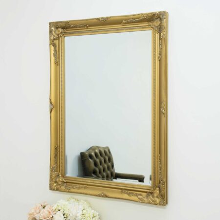 This ornate bathroom mirror is available to purchase here at The Mirror Man