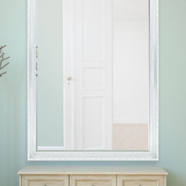 Extra Large White Mirror - 201x140cm - Cheriton View1