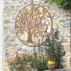Faunwood 100x100cm Tree of Life Garden Mirror