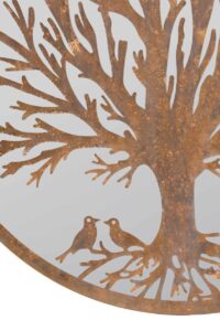 Faunwood 100x100cm Stunning Tree of Life Outdoor Mirror