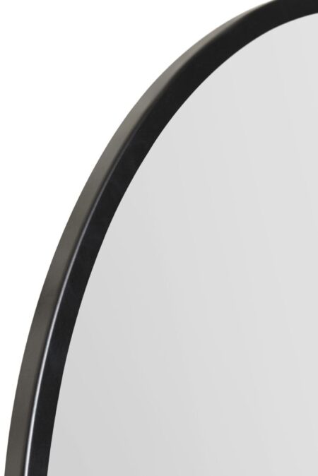 This black metal mirror is available to purchase here at The Mirror Man