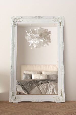This carved louis leaner mirror is available to purchase here at The Mirror Man