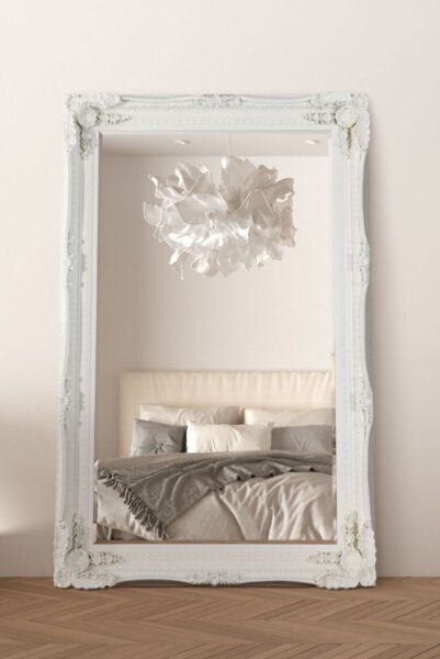 Carved Louis Leaner Mirror - 185x123cm - Bossington View1