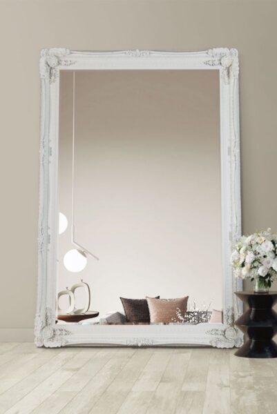 Large Ornate Wall Mirror - 215x154cm - Bossington View1