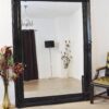 Winscombe 213x152cm Black Extra Large Leaner Mirror