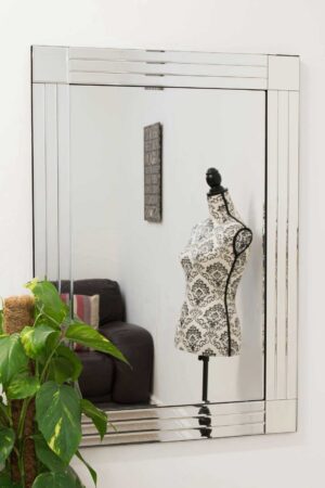 This modern hallway mirror is available to purchase here at The Mirror Man