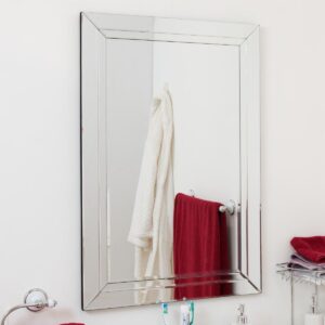 Holsworthy 90x60cm Frameless Wall Mirror