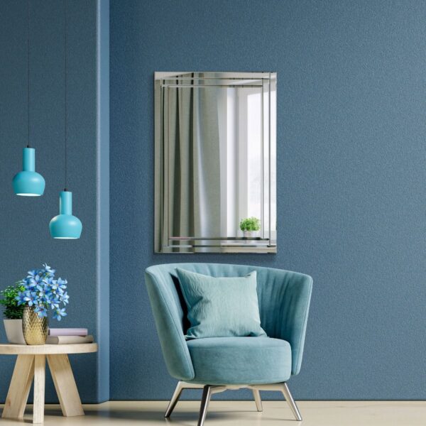 Double Bevelled Mirror - 120x80cm - Lingport View5