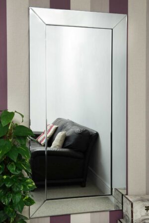 This full length frameless mirror is available to purchase here at The Mirror Man