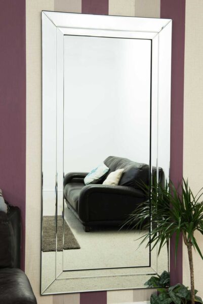 Full Length Frameless Wall Mirror - 174x85cm - Holsworthy View1