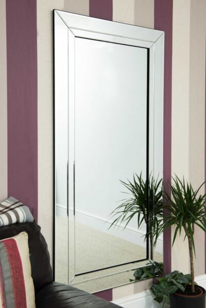 Full Length Frameless Wall Mirror - 174x85cm - Holsworthy View2