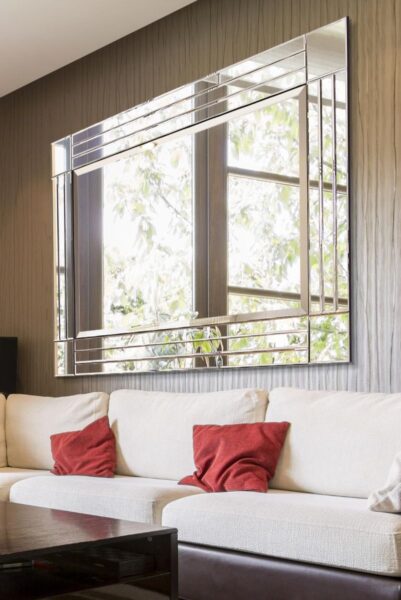 Large Stylish Mirror - 144x115.5cm - Lynton View1