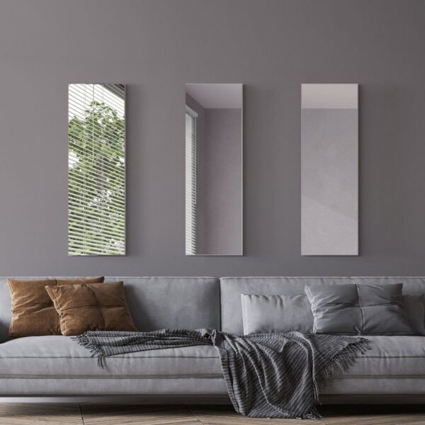 3 Wall Mirror Panels - 120x40cm - Clovelly View1